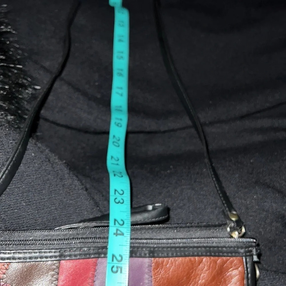 Vintage Patchwork Leather Crossbody Bag - Picture 8 of 13